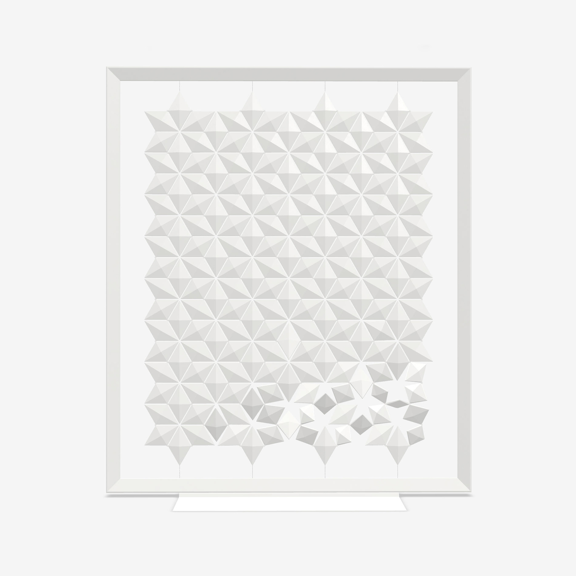 Display product Freestanding room divider Facet 170 x 200cm in White from manufacturer Bloomming