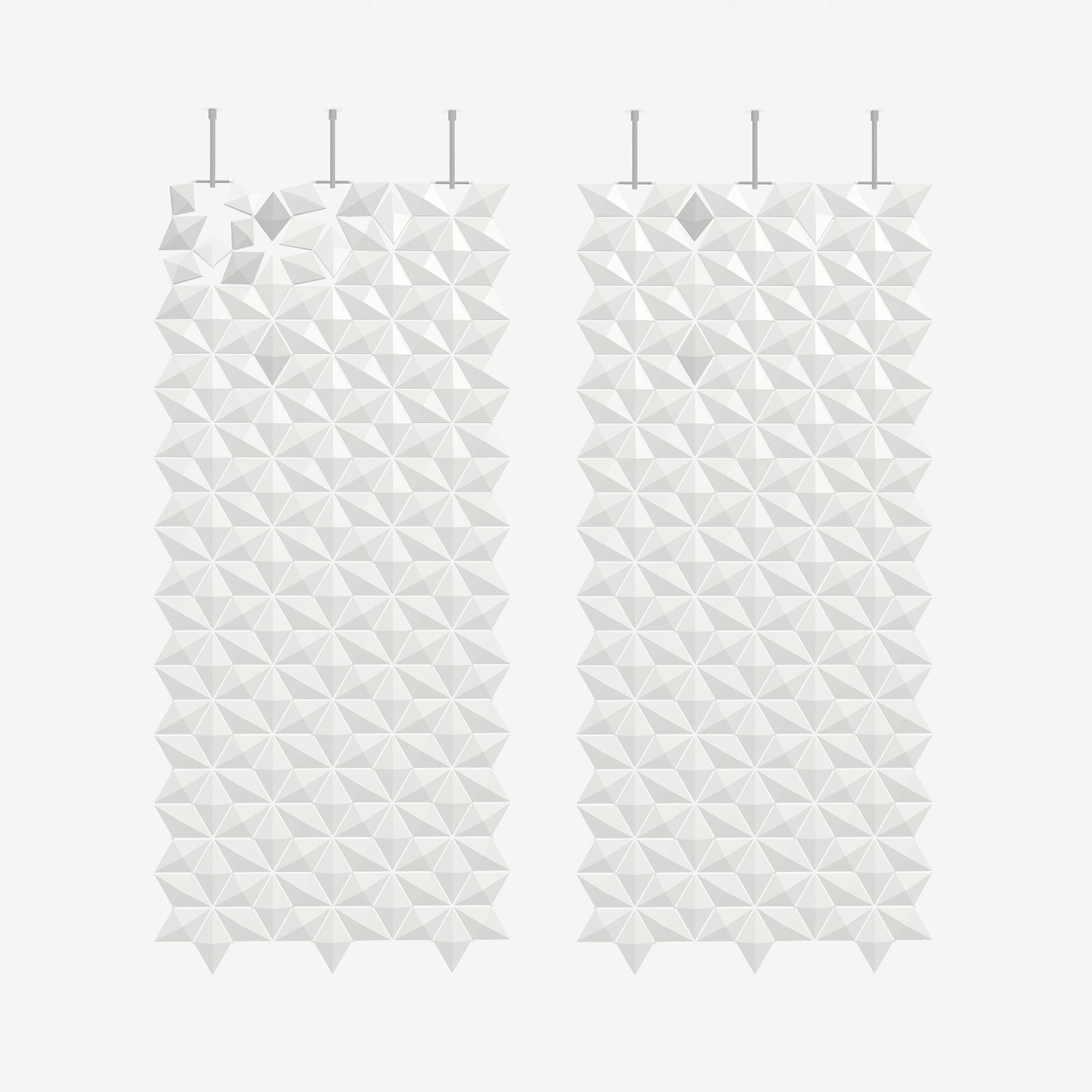 Afficher le produit Séparateur d’espace suspendu Facet 102 x 226cm – 2 pièces du fabricant Bloomming