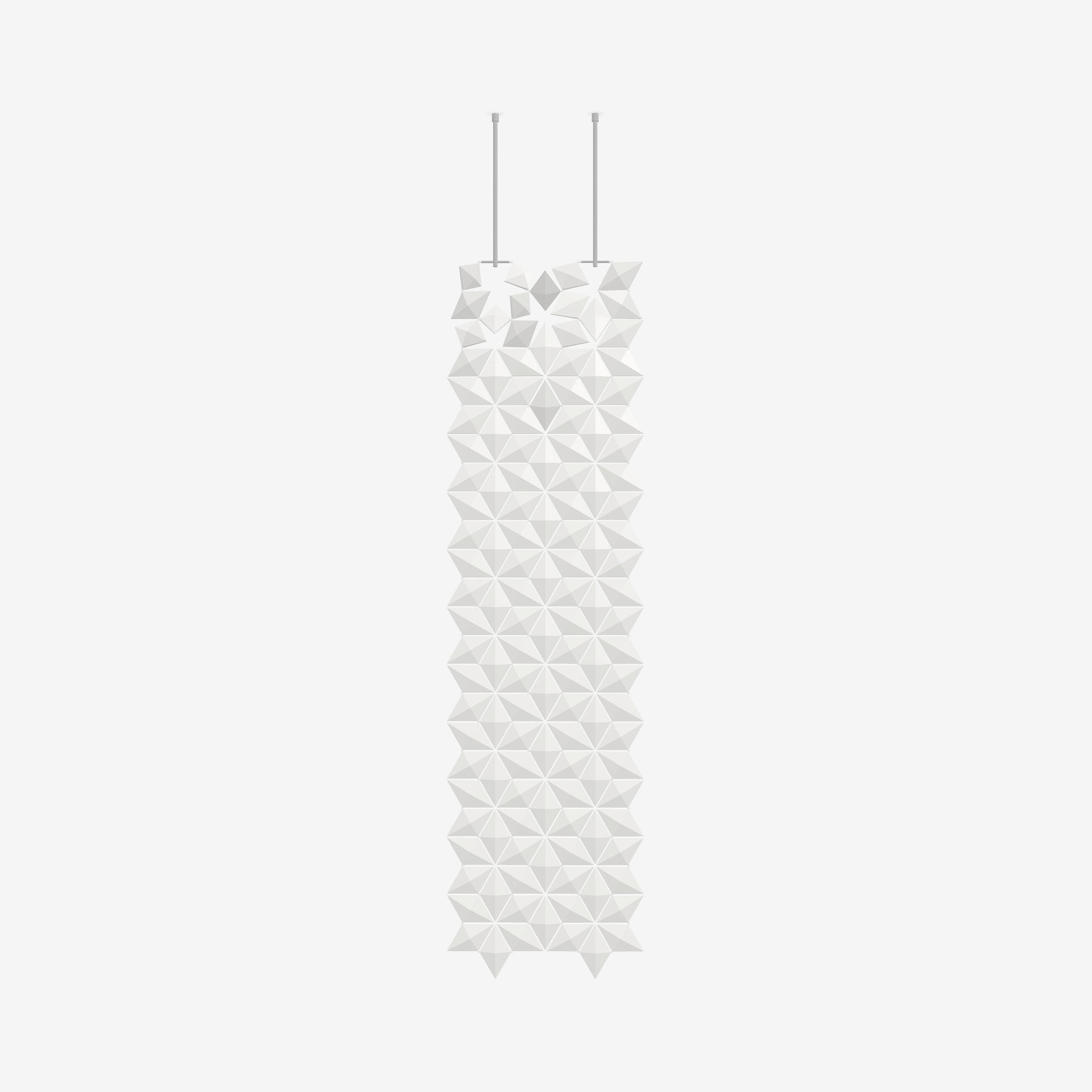 Produkt Hängender Raumteiler Facet 68 x 246 cm in Weiß des Herstellers Bloomming anzeigen