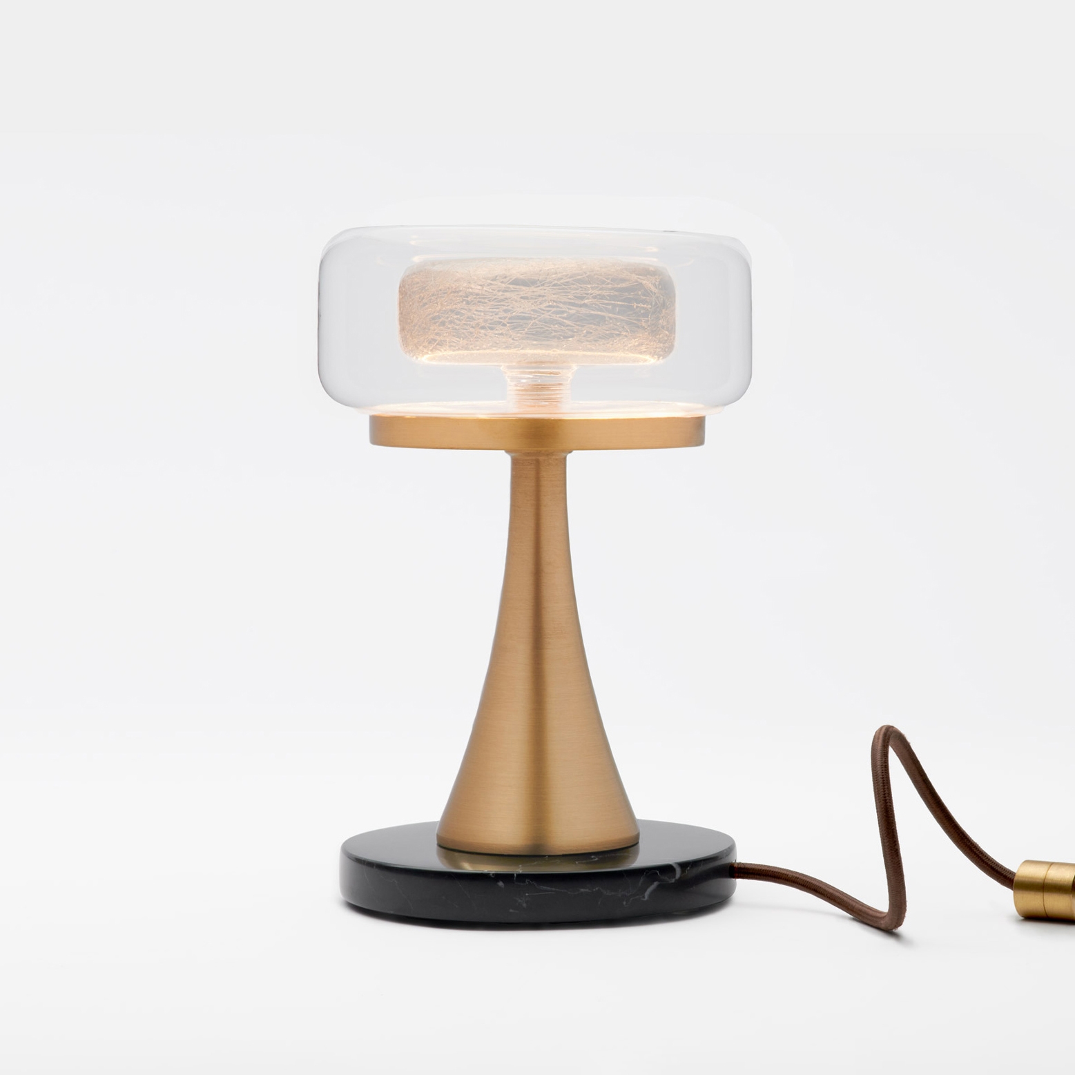 Halo Table Lamp - Clear Drizzle
