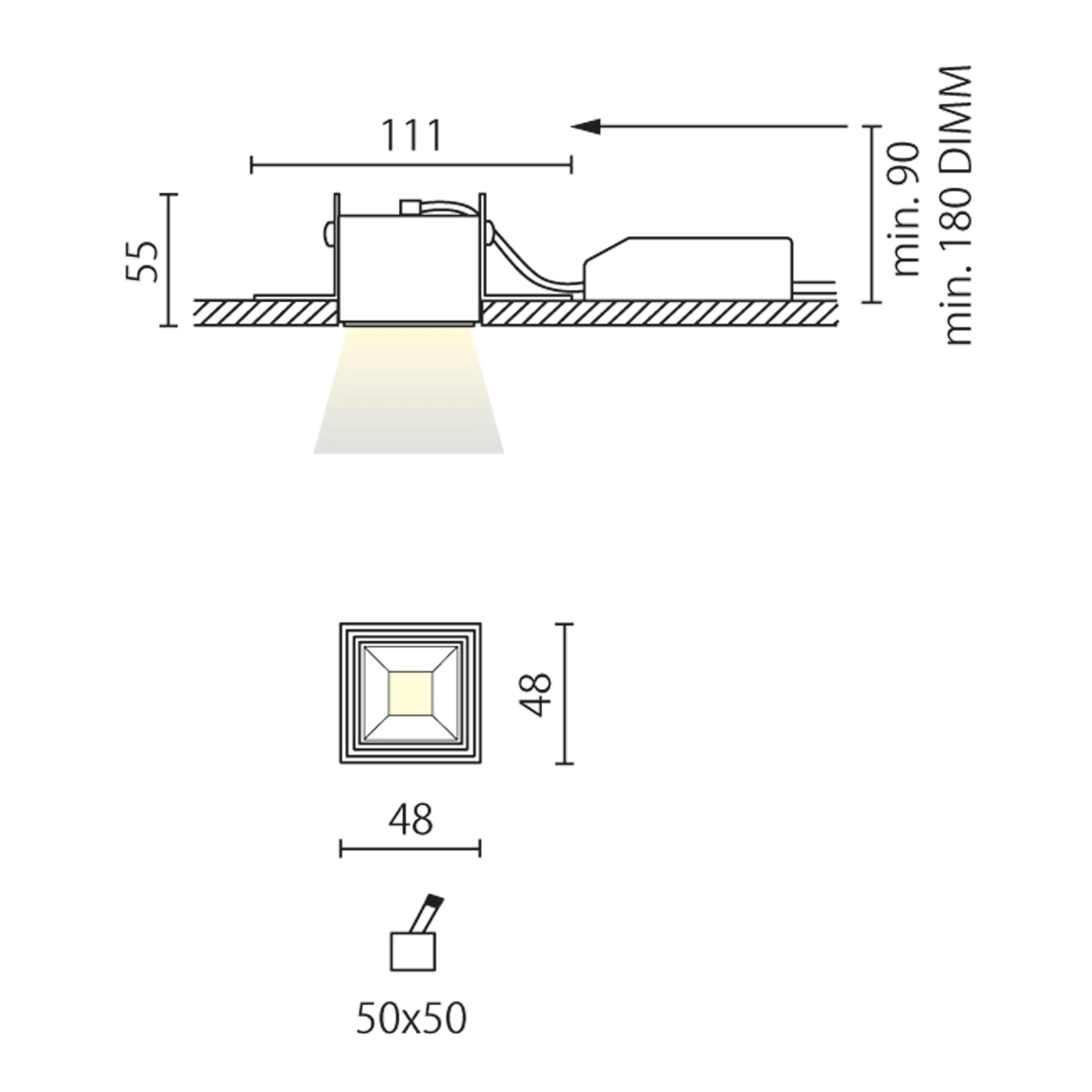 Aqlus - SCACCO 1X TRIMLESS