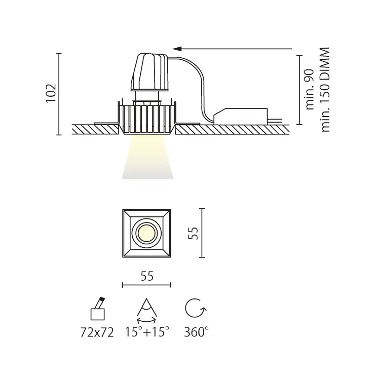 Aqlus - VIRGO PICCOLO QUADRO TRIMLESS