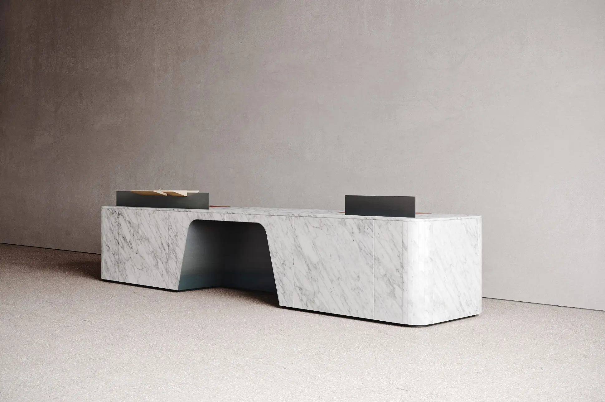 Isomi - Join Desk Stone Configuration 8