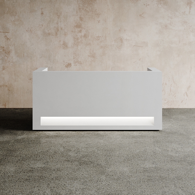 Display product Blok Reception Desk Configuration 3 from manufacturer Isomi