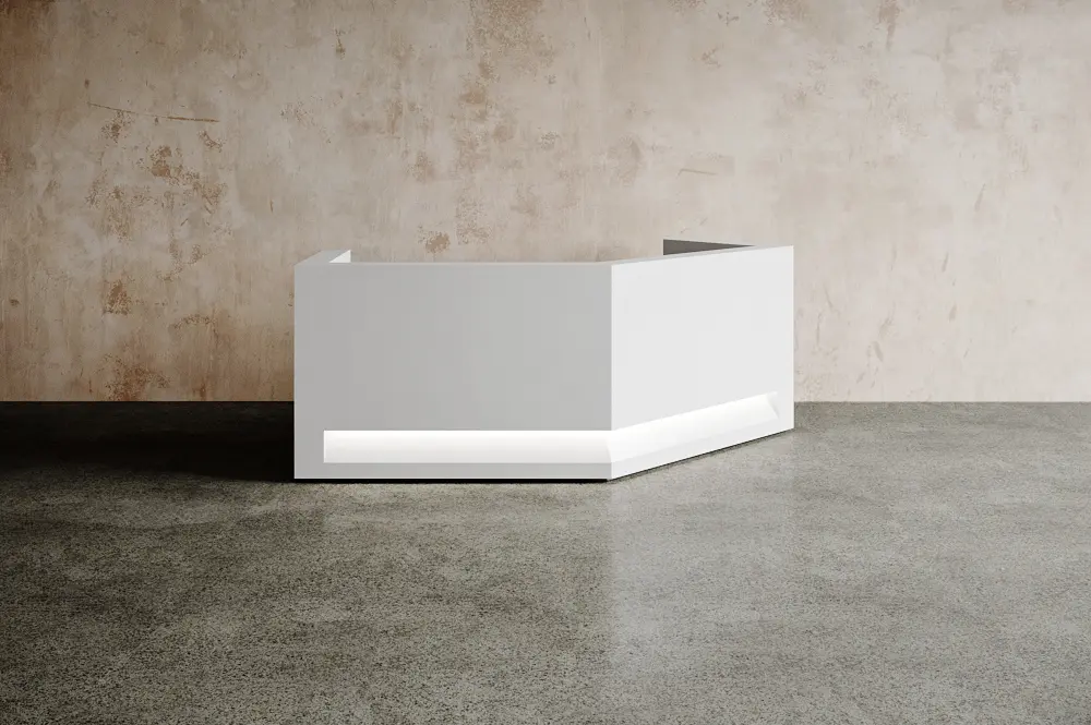 Isomi - Blok Desk Solid Surface Configuration 8