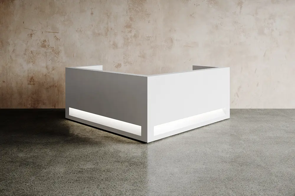Isomi - Blok Desk Solid Surface Configuration 10
