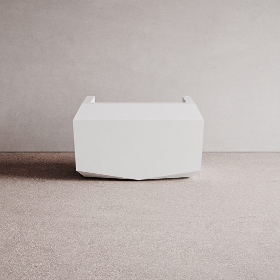 Afficher le produit Fold Desk Solid Surface Configuration 1 du fabricant Isomi