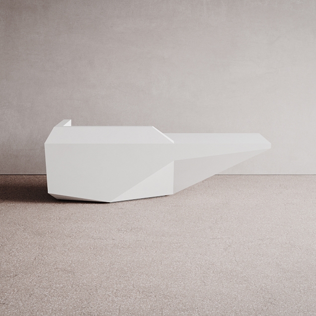 Display product Fold Desk Solid Surface Configuration 4 from manufacturer Isomi