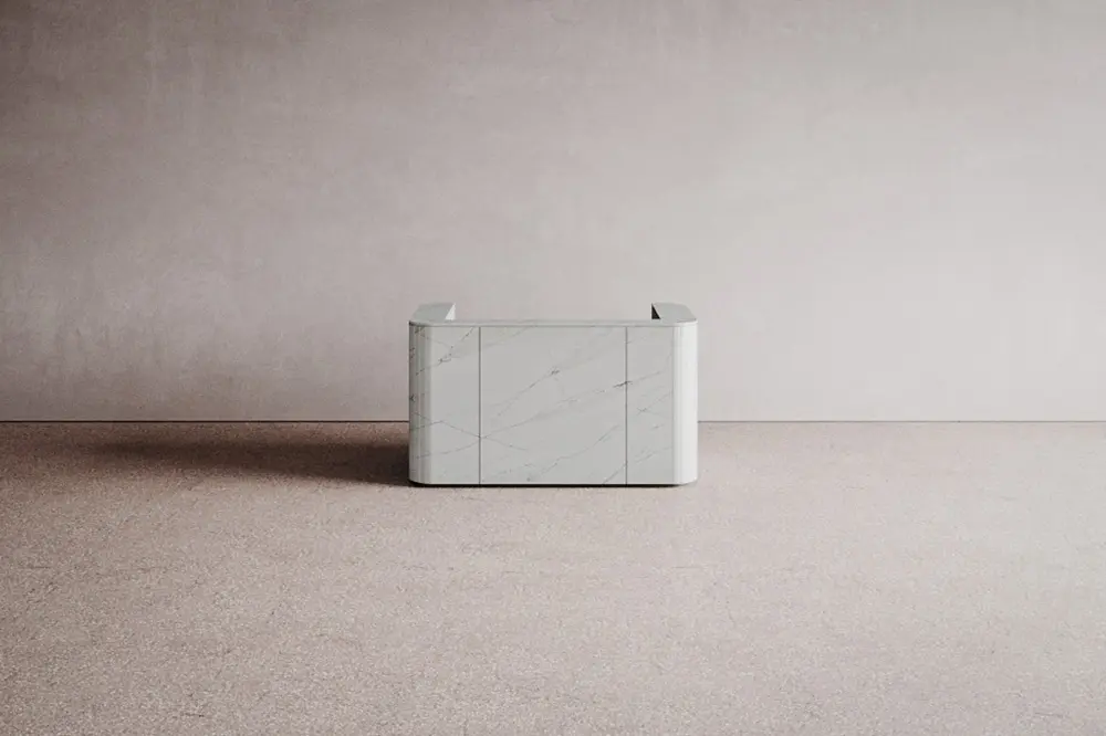 Isomi - Join Desk in Stone Configuration 1