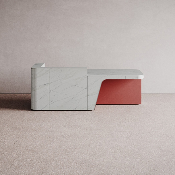 Display product Join Desk in Stone Configuration 2 from manufacturer Isomi
