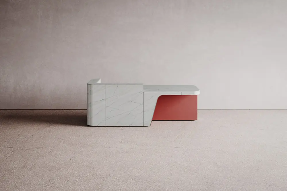 Isomi - Join Desk in Stone Configuration 2