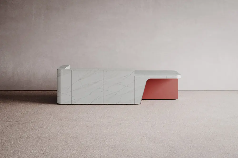 Isomi - Join Desk in Stone Configuration 3