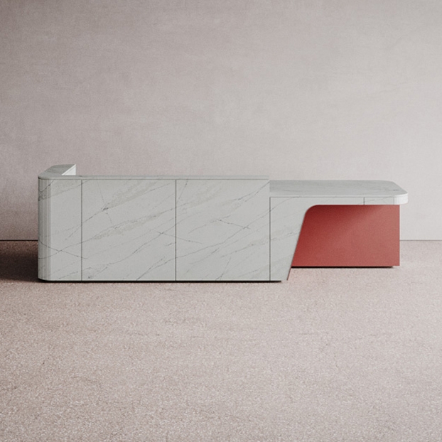 Afficher le produit Join Desk in Stone Configuration 3 du fabricant Isomi
