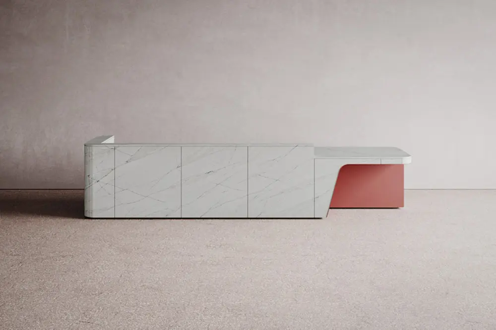 Isomi - Join Desk in Stone Configuration 4
