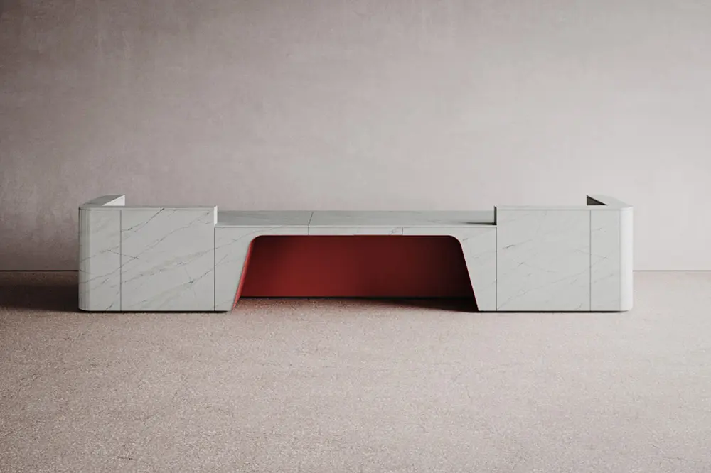 Isomi - Join Desk in Stone Configuration 6