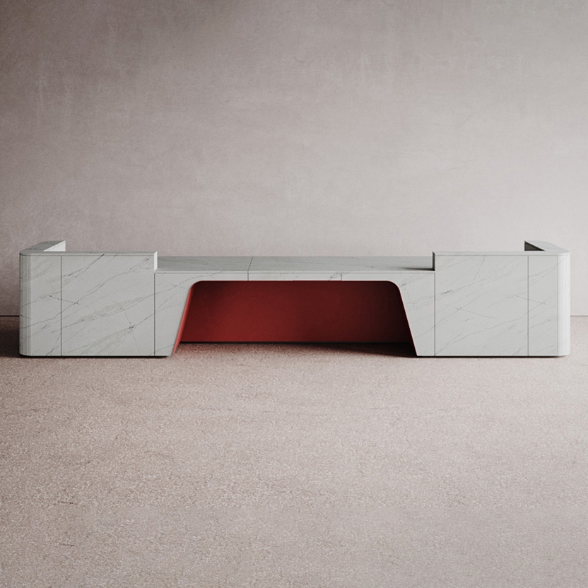 Display product Join Desk in Stone Configuration 6 from manufacturer Isomi