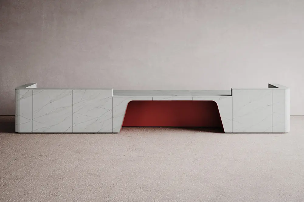 Isomi - Join Desk in Stone Configuration 5