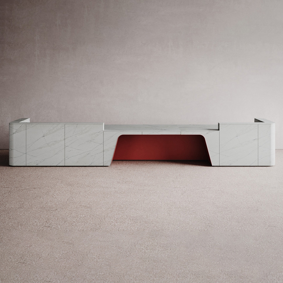 Display product Join Desk in Stone Configuration 5 from manufacturer Isomi