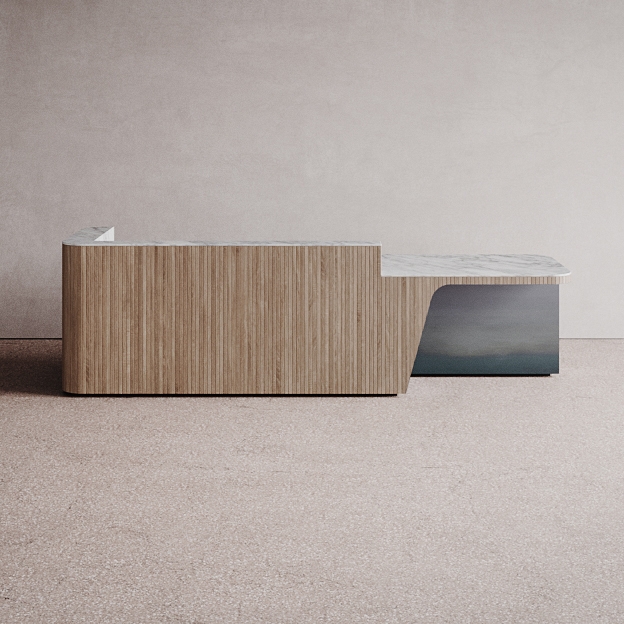 Display product Join Desk in Wood Configuration 3 from manufacturer Isomi