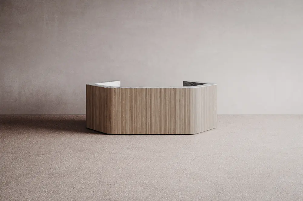 Isomi - Join Desk Wood Configuration 7