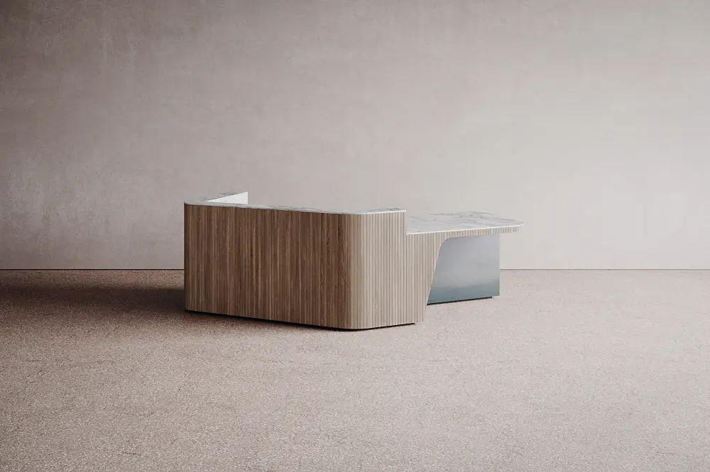 Isomi - Join Desk Wood Configuration 8