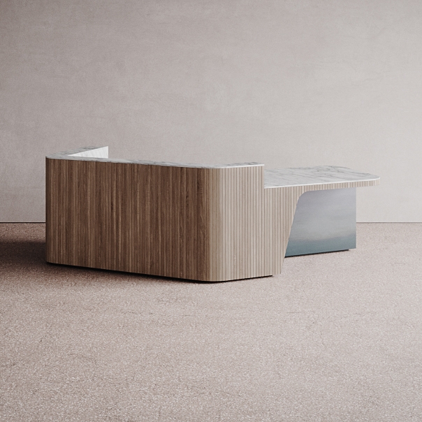 Afficher le produit Join Desk Wood Configuration 8 du fabricant Isomi
