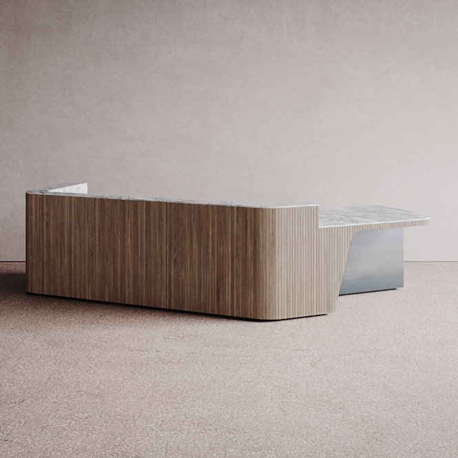 Display product Join Desk Wood Configuration 9 from manufacturer Isomi