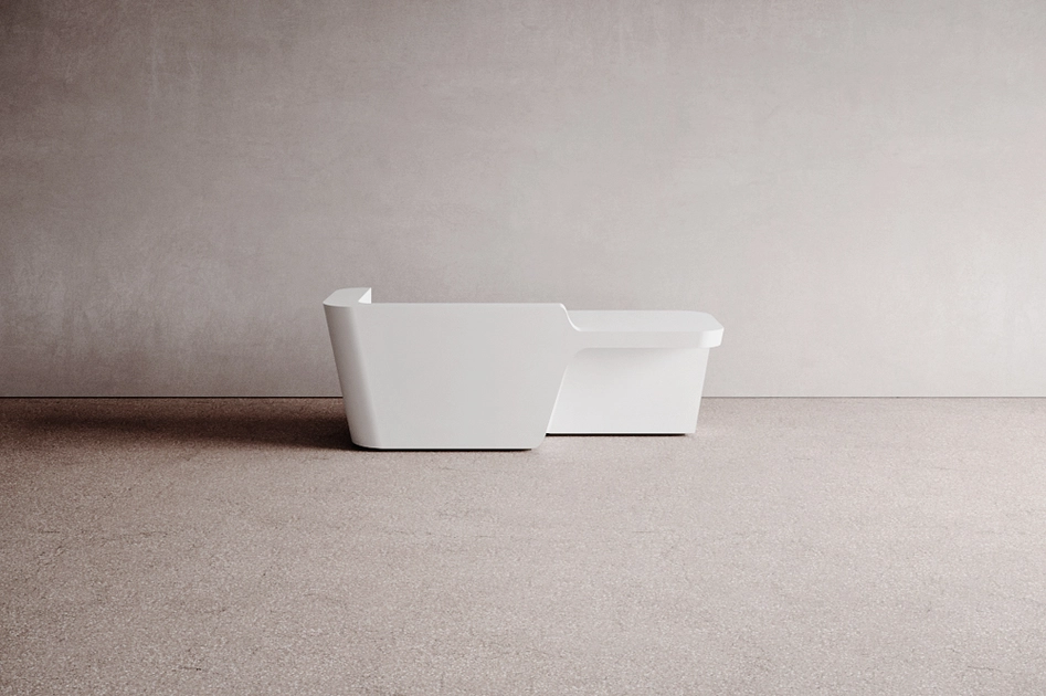 MONO DESK SOLID SURFACE CONFIGURATION 4 - Counters from Isomi