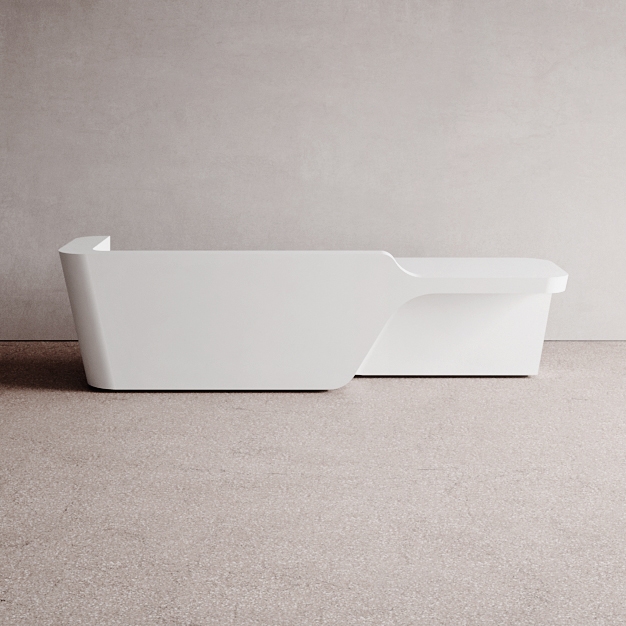 Mostra il prodotto Mono Desk Solid Surface Configuration 10 del produttore Isomi