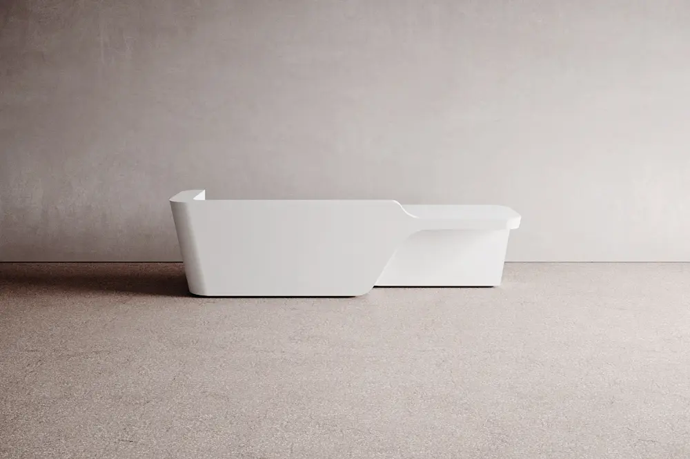 Isomi - Mono Desk Solid Surface Configuration 10