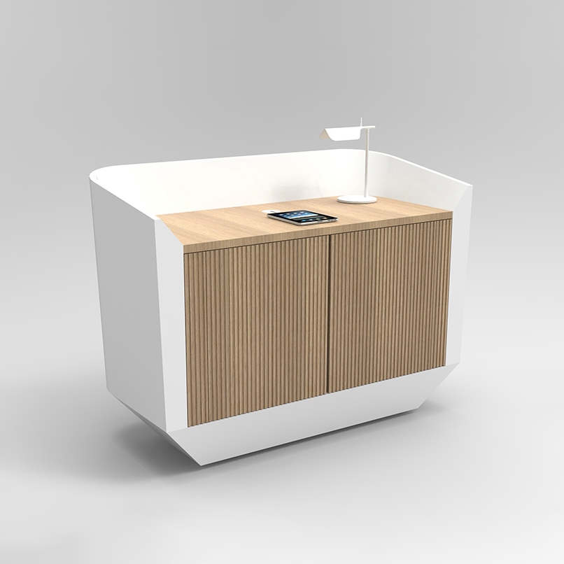 Display product Umi Greeter in Solid Surface from manufacturer Isomi