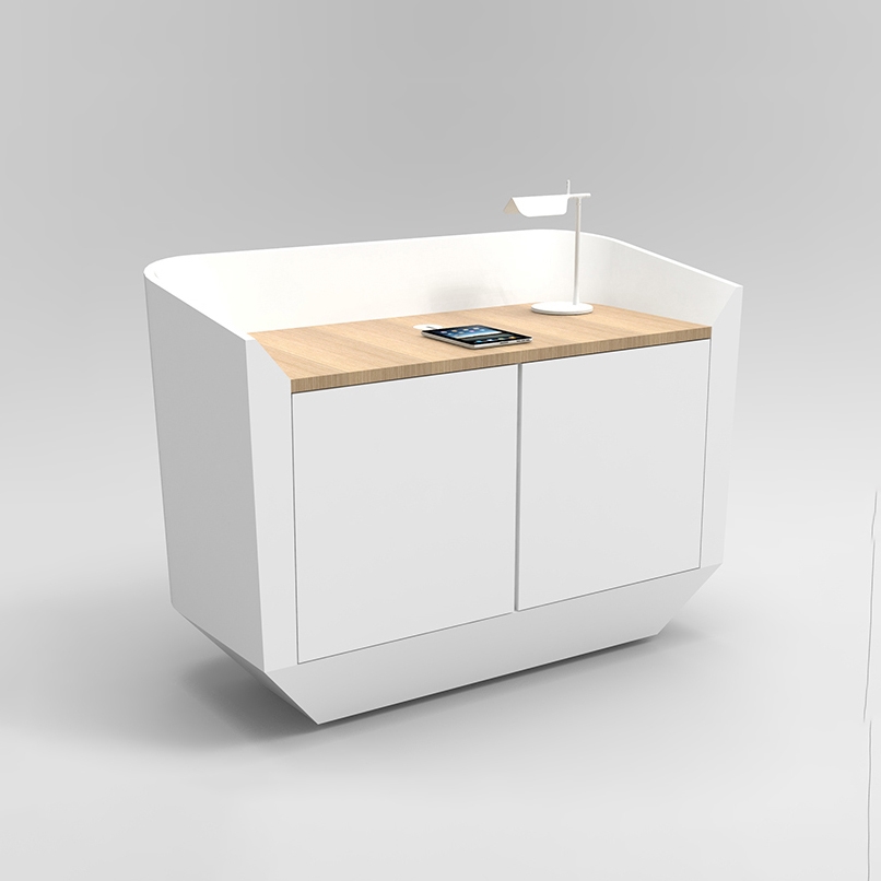 Display product Umi Greeter in Solid Surface from manufacturer Isomi