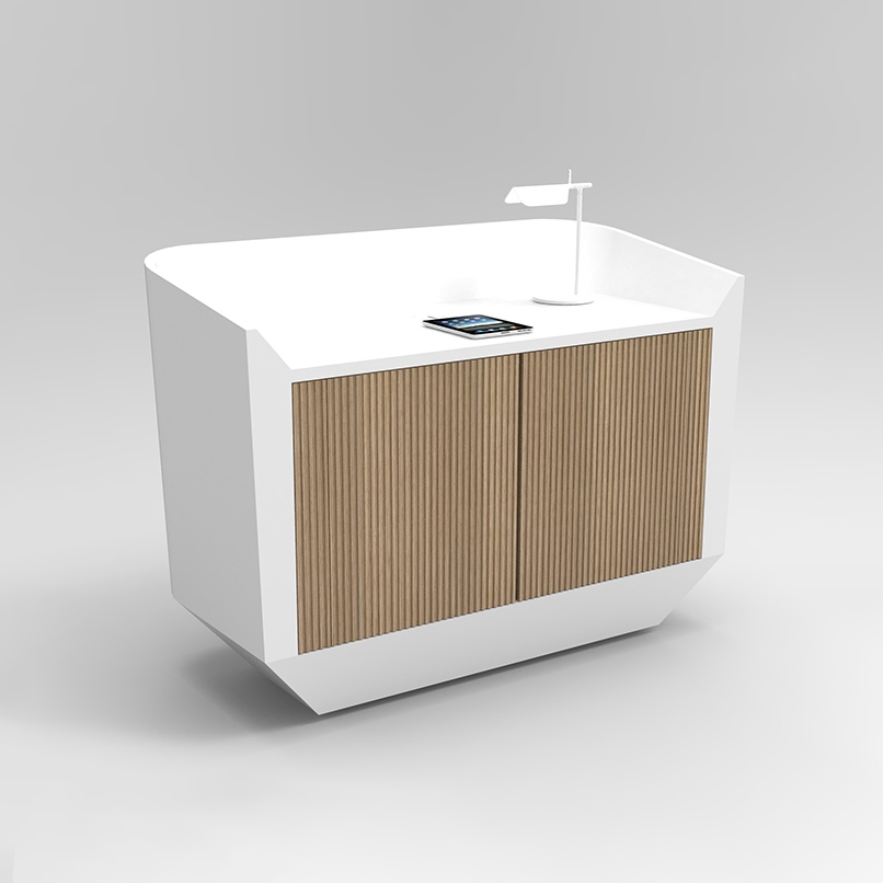Display product Umi Greeter in Solid Surface from manufacturer Isomi