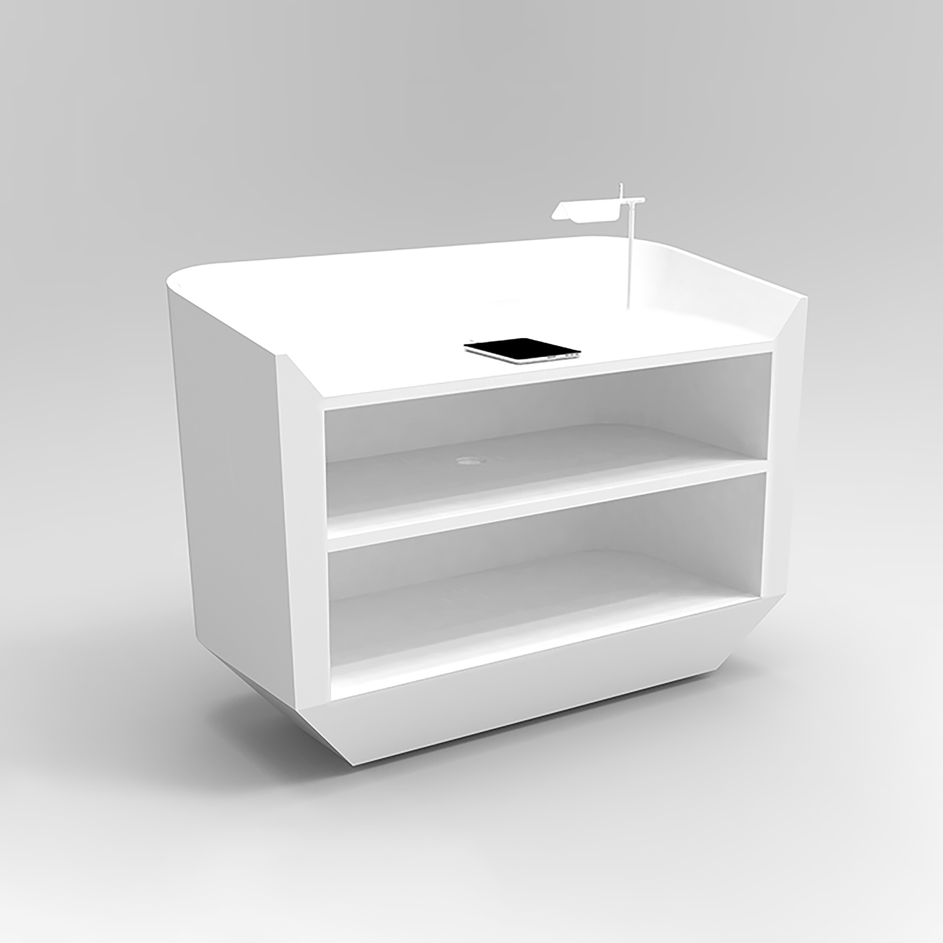 Display product Umi Greeter in Solid Surface from manufacturer Isomi