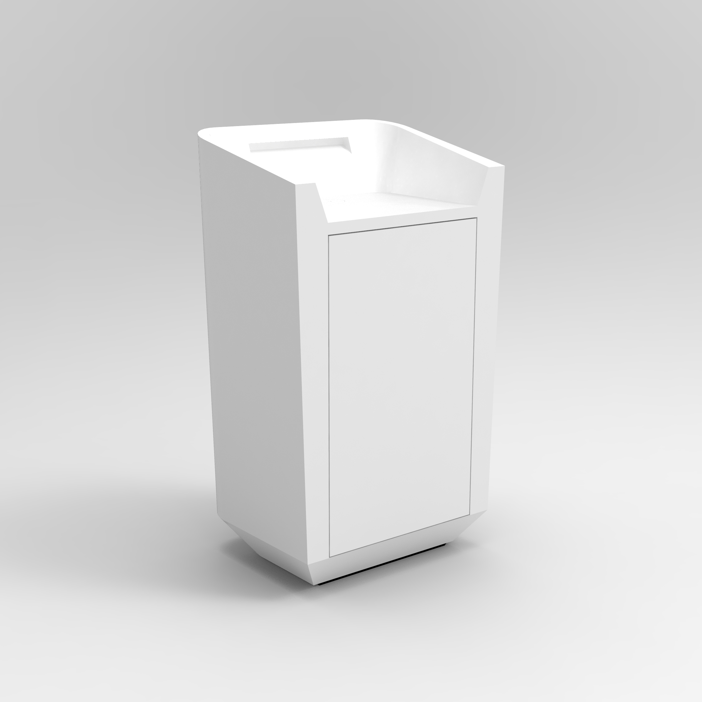 Display product Umi Lectern in Solid Surface from manufacturer Isomi