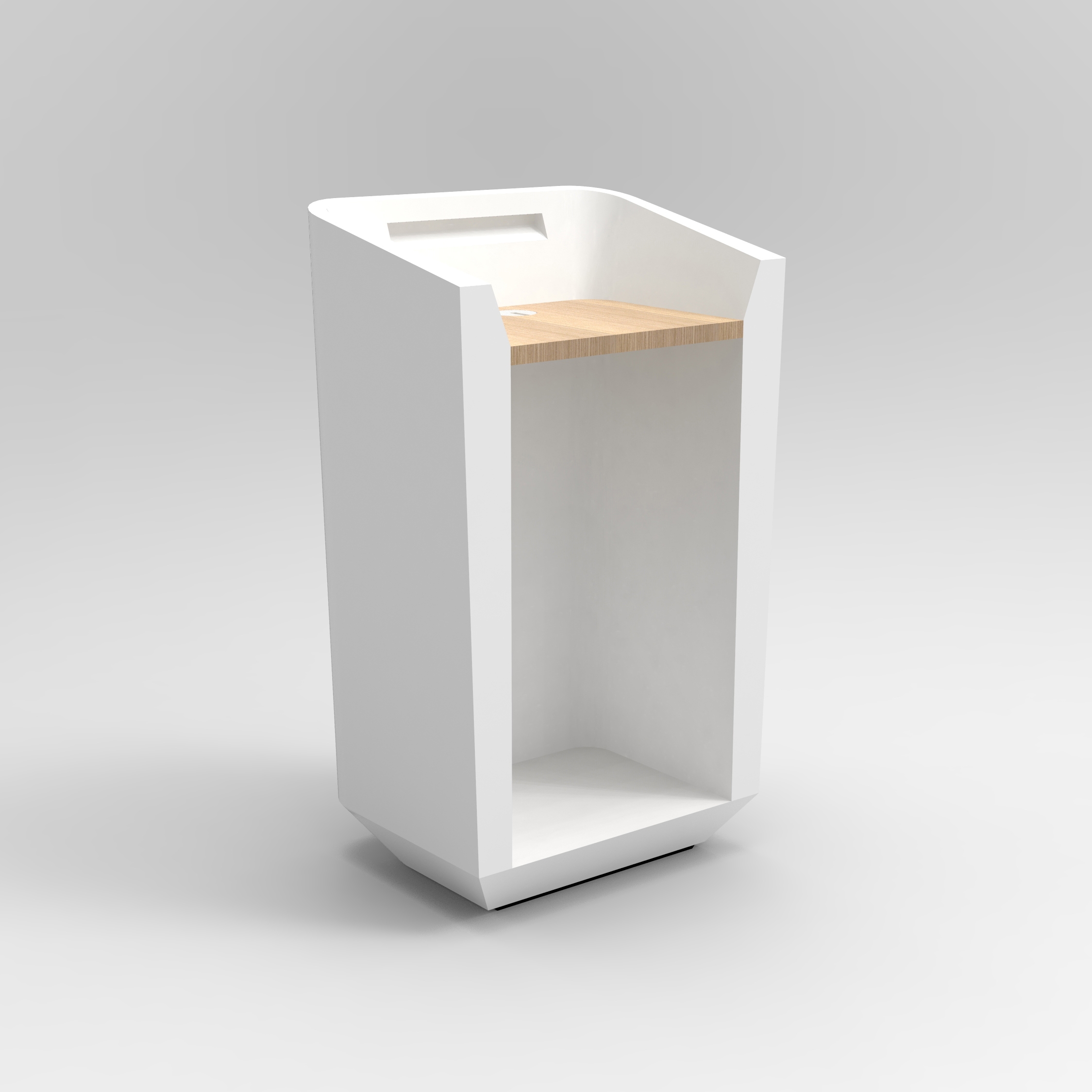 Produkt Umi Lectern in Solid Surface des Herstellers Isomi anzeigen