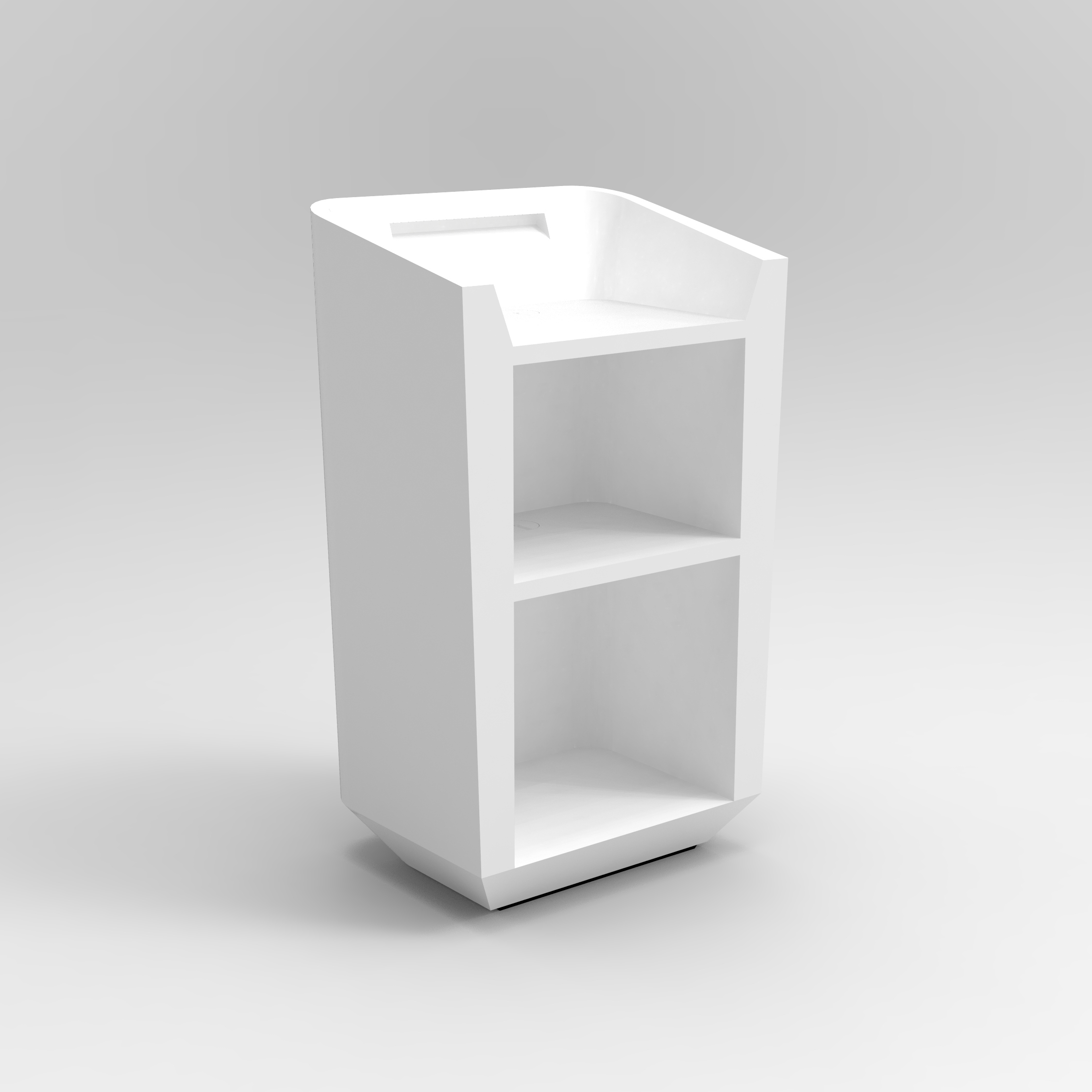 Display product Umi Lectern in Solid Surface from manufacturer Isomi