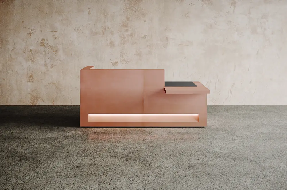 Isomi - Block Desk Copper Configuration 2