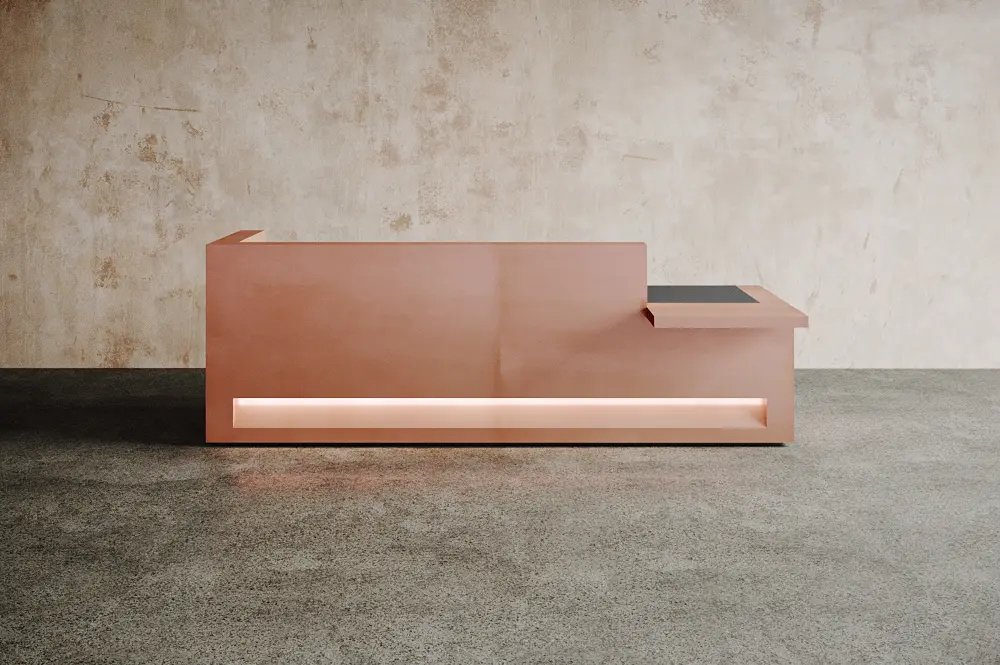 Isomi - Block Desk Copper Configuration 4