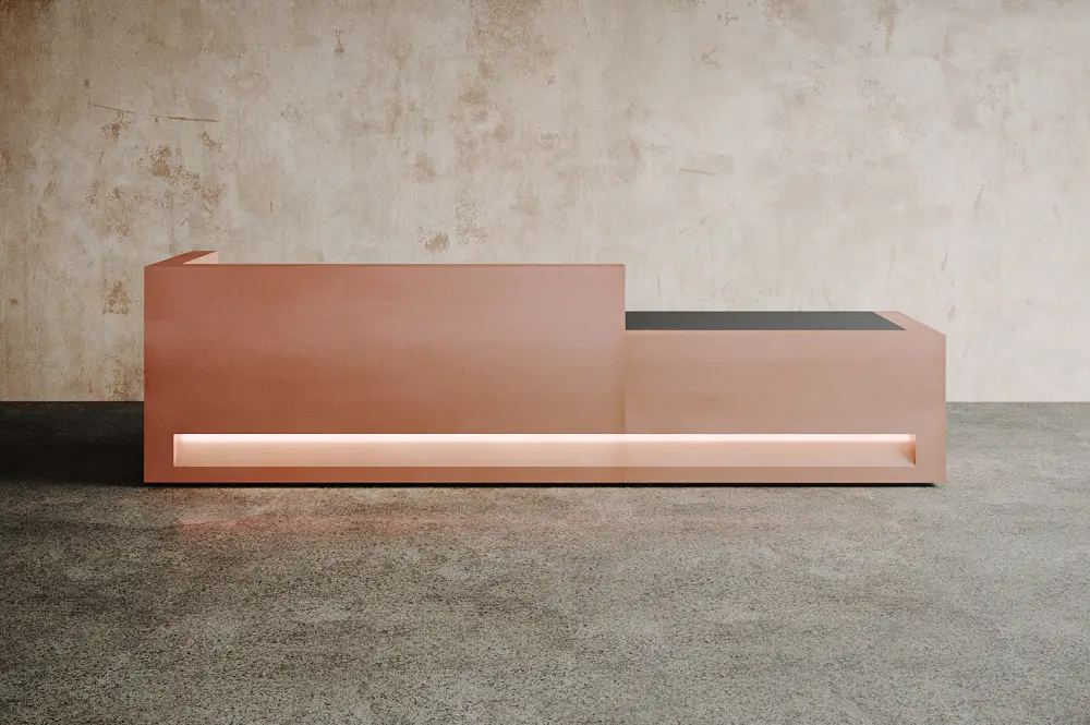 Isomi - Block Desk Copper Configuration 5