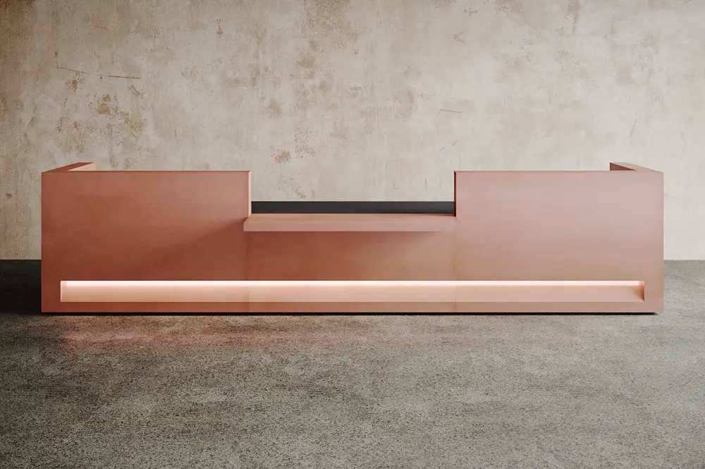 Isomi - Block Desk Copper Configuration 6