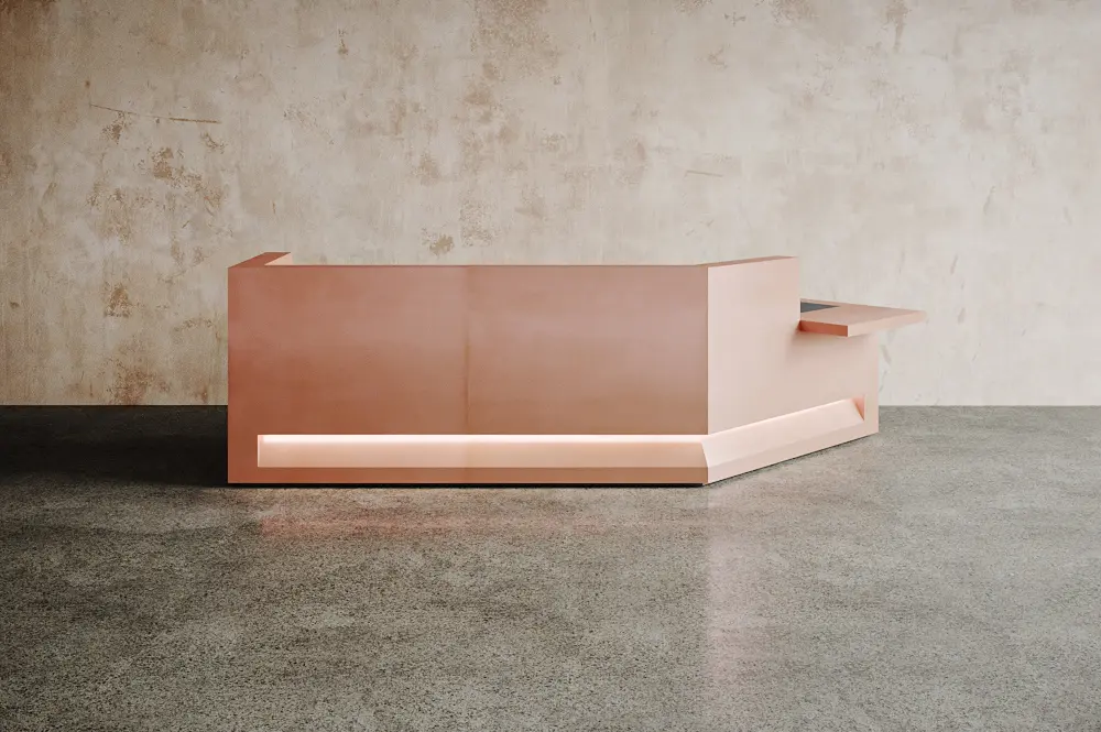 Isomi - Block Desk Copper Configuration 9