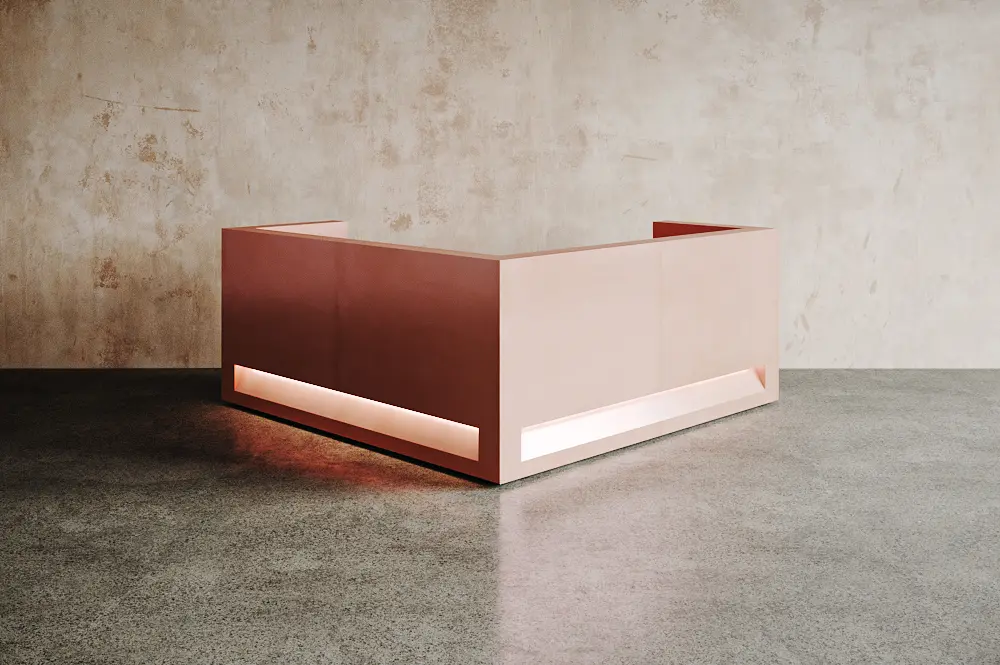 Isomi - Block Desk Copper Configuration 10