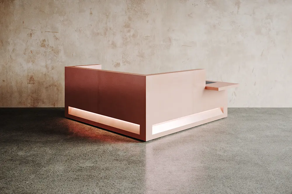 Isomi - Block Desk Copper Configuration 11