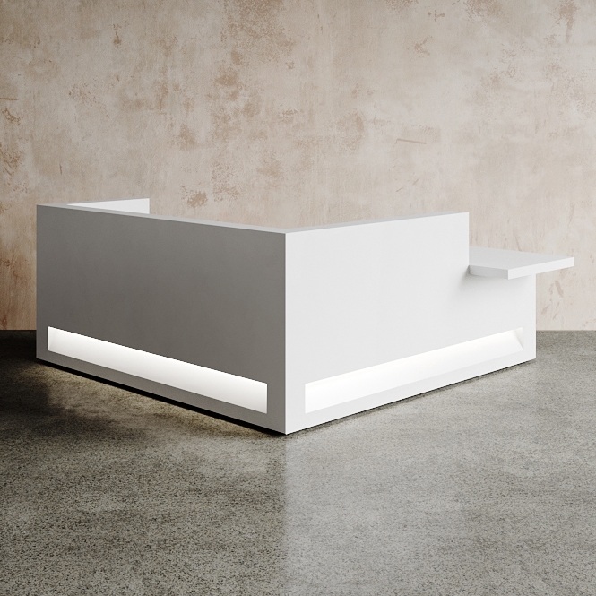 Display product Blok Reception Desk Configuration 11 from manufacturer Isomi