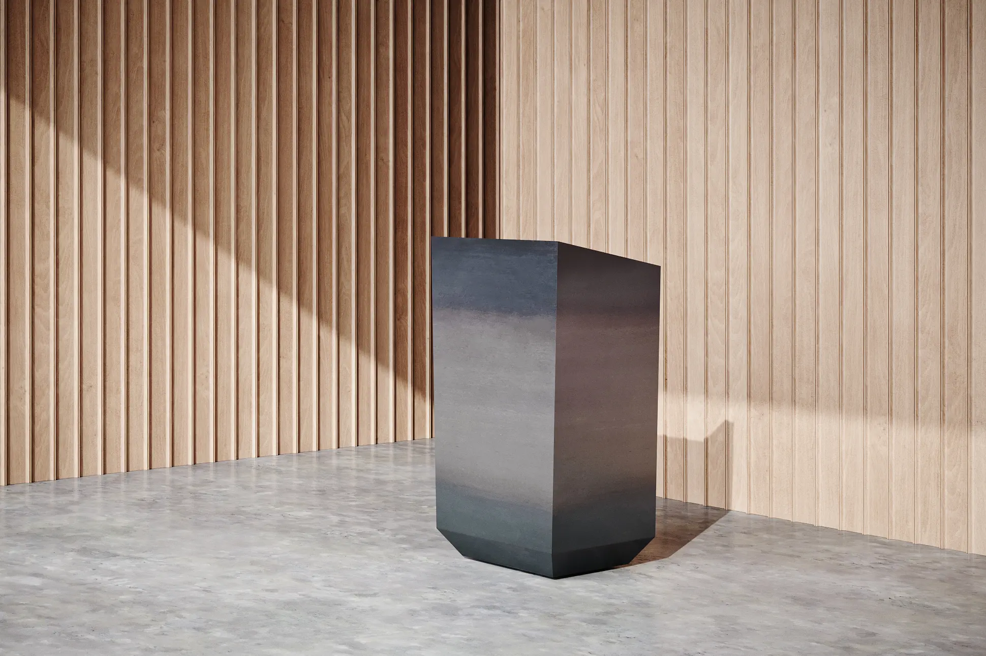 Isomi - Linea Lecturn in Hot Rolled Steel