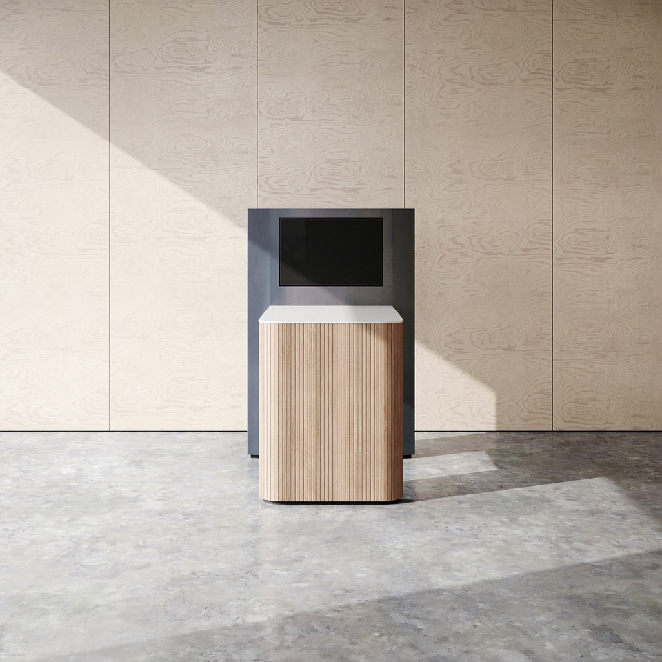 Afficher le produit Platform Table Wall Based Platform with Single Screen du fabricant Isomi