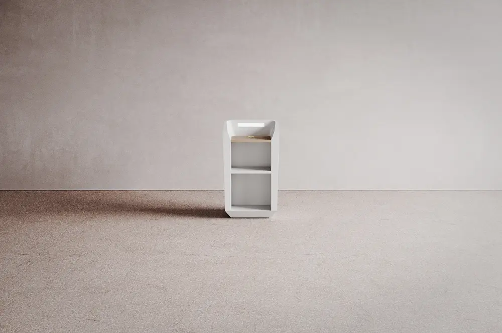 Isomi - Umi Lectern in Solid Surface