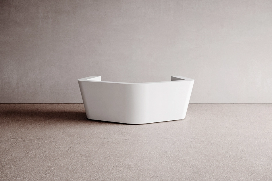 MONO DESK SOLID SURFACE CONFIGURATION 6 - Counters from Isomi | Architonic