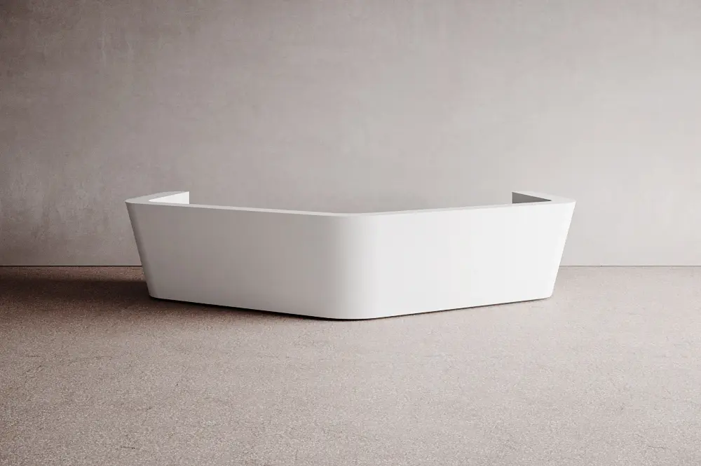 Isomi - Mono Desk Solid Surface Configuration 7